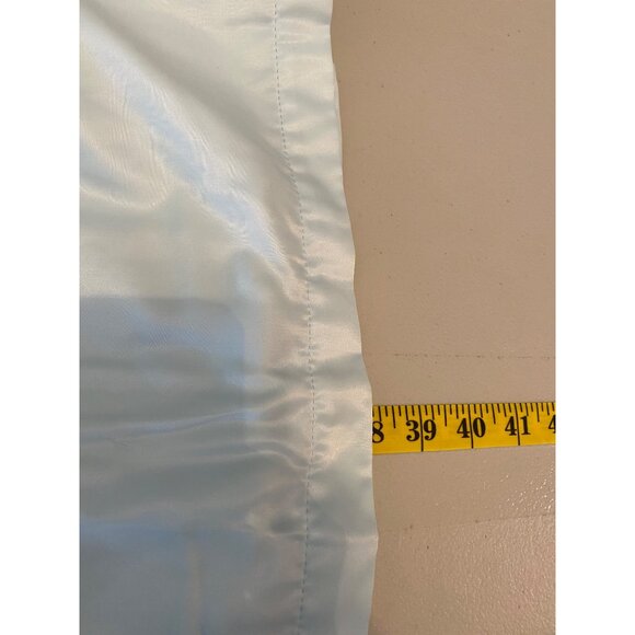 Vanity Fair Blue Long Sleeve Nightgown Lace Trim Floral Details Large - Picture 7 of 10